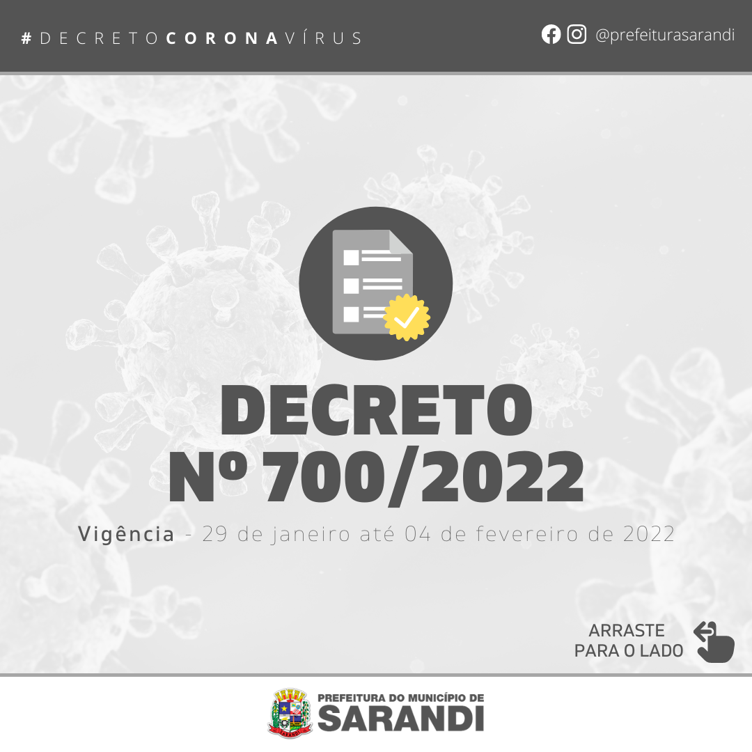 Decreto nº 700/2022